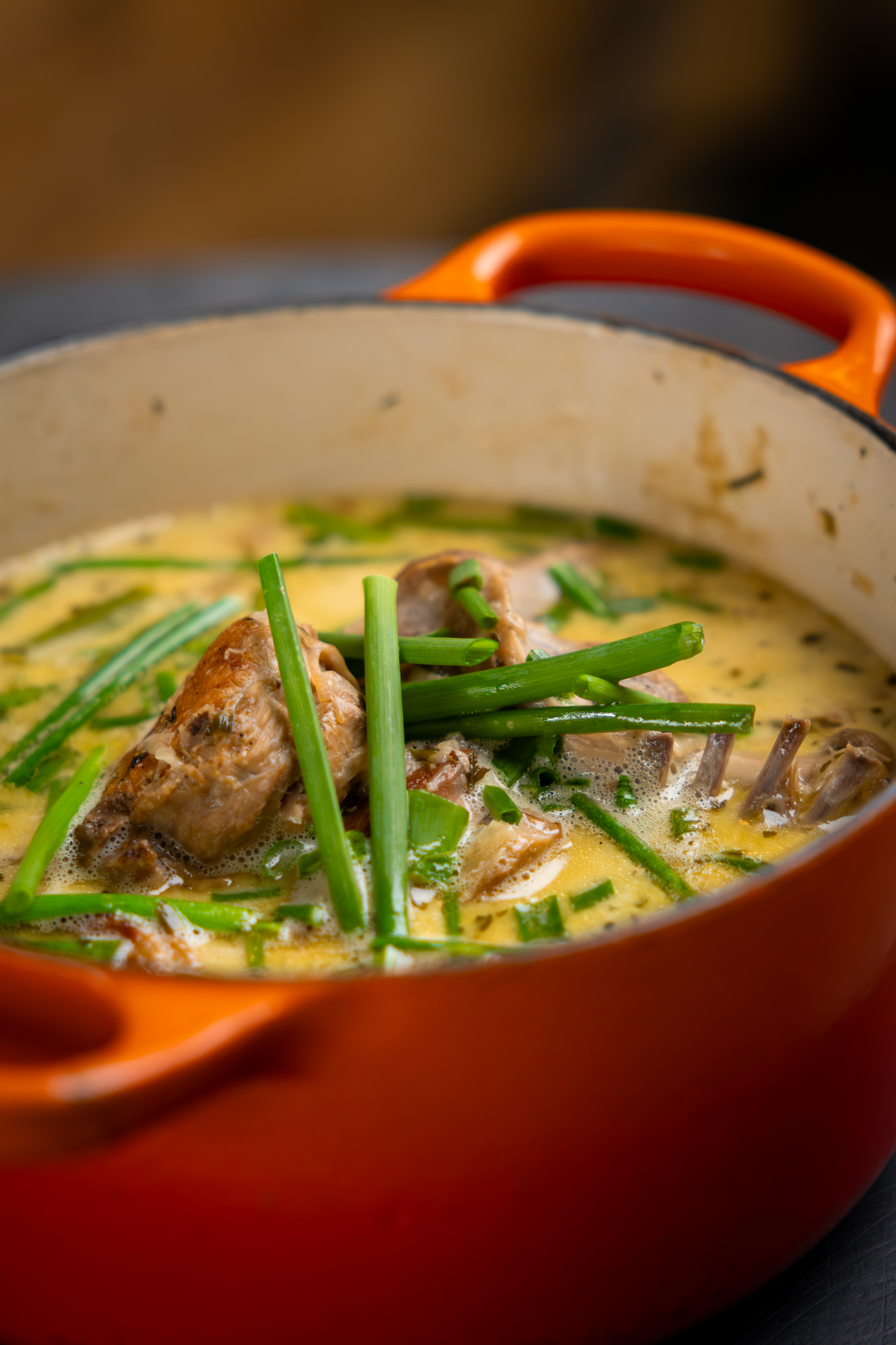 Lapin à la ciboulette